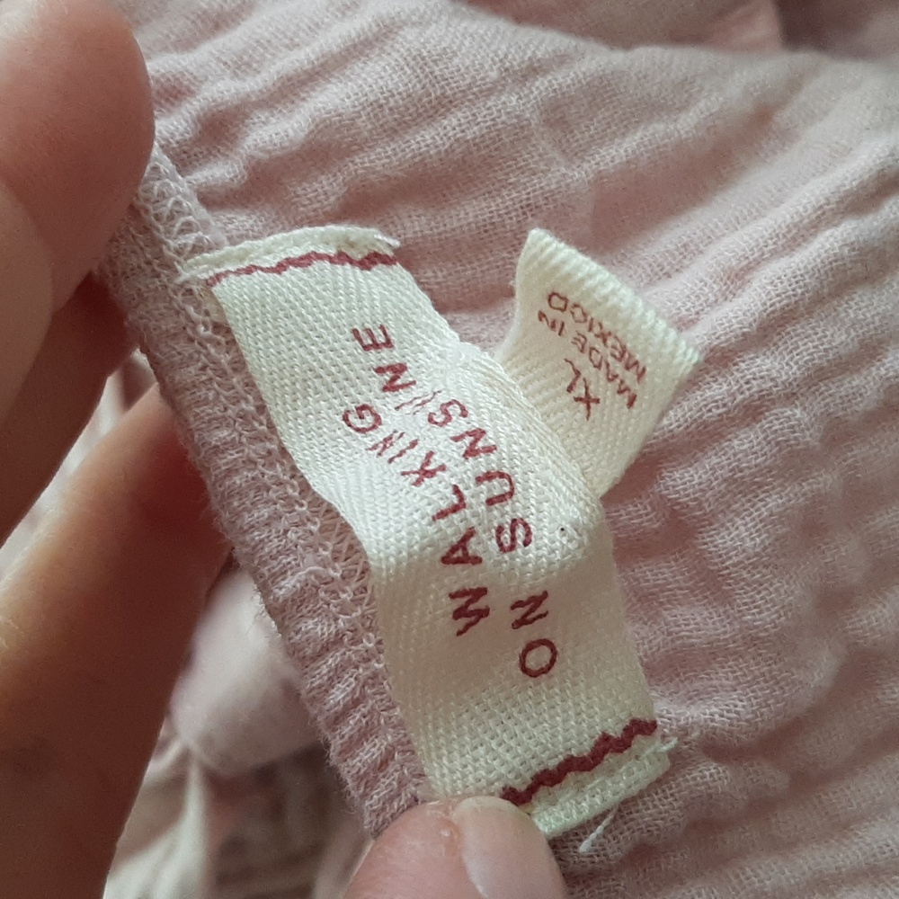 Nordstrom walking on sunshine light pink tank top size XL in women's - Picture 2 of 5